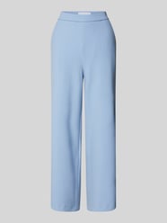 Wide Leg Stoffhose mit verkürztem Schnitt Modell 'PALINA' von Raffaello Rossi Blau - 42