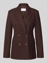 Krój regular fit krótki blezer z dodatkiem wiskozy od Jake*s Collection - 10
