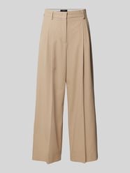 Wide Leg Bundfaltenhose aus reiner Baumwolle Modell 'VETTURA' von Weekend Max Mara Beige - 20