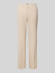 Regular Fit Stoffhose mit Viskose-Anteil in Piqué-Qualität von s.Oliver BLACK LABEL Beige - 2