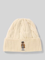 Wollen muts met motiefstitching, model 'FALL BEAR' van Polo Ralph Lauren - 26