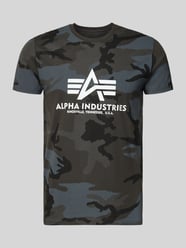 t-shirt z nadrukiem z logo od Alpha Industries - 3