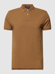 Poloshirt mit Label-Stitching von Polo Ralph Lauren Braun - 47
