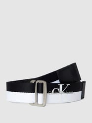 Stoffen riem met two-tone-stijl van Calvin Klein Jeans Zwart - 21