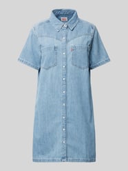 Knielanges Jeanskleid mit Hemdblusenkragen Modell 'LOUISA' von Levi's® Blau - 3