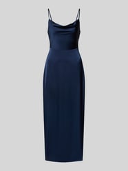 Knielanges Kleid mit Wasserfall-Ausschnitt Modell 'RAVENNA' von VILA - 25