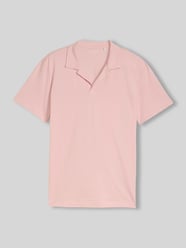 Koszulka polo o kroju regular fit z mieszanki bawełny z kołnierzykiem resort od Tom Tailor - 43