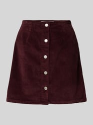 Mini-Rock aus Cord Modell 'ETTA' von Vero Moda Bordeaux - 26