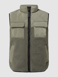 Gilet van teddybont van Tom Tailor Wit - 8