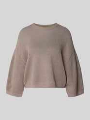 Sweter z mieszanka wiskozy z bufiastymi rękawami od windsor. - 2