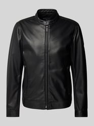 Slim Fit Lederjacke mit Reißverschlusstaschen Modell 'JACE' von Strellson - 29