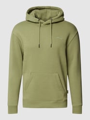 Hoodie mit Label-Design Modell 'Downton' von Blend Grün - 36