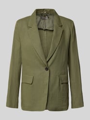 Marynarka z lnu o kroju regular fit model 'VINCITA' od EMME - 10