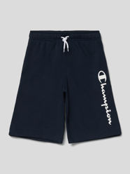 Sweatshorts mit Logo-Print von CHAMPION Blau - 28