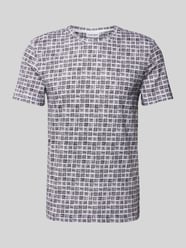Slim Fit T-Shirt mit Label-Detail Modell 'BRUSH' von CK Calvin Klein Weiß - 14