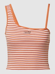 Korte top met one shoulder-design van Levi's® Rood - 37