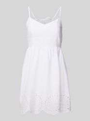 Mini-jurk met cut-out en broderie anglaise van REVIEW - 35