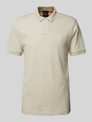 Poloshirt mit kurzer Knopfleiste von BOSS Orange Beige - 36