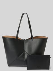 Shopper aus einer Lederalternative von Marc O'Polo Schwarz - 46