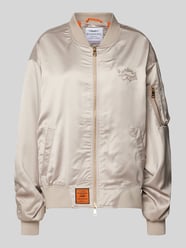 Bomberjack met labelstitching van Original Bombers Beige - 36