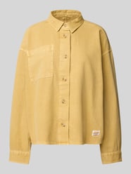 Relaxed Fit Jeansbluse mit Brusttasche Modell 'Style Salinas' von Mustang Beige - 33
