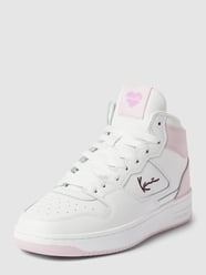 Sneakers met ton-sur-ton garnering, model 'HIGH' van KARL KANI Wit - 9