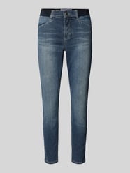 Slim Fit Jeans mit Label-Details Modell 'ORNELLA' von Angels Blau - 8