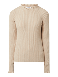 Pullover mit Stehkragen Modell 'Abela' von EDITED Beige - 13