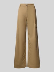 Flared Cargohose aus Lyocell-Mix mit Cargotasche von Marc O'Polo Beige - 33