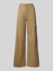 Flared Cargohose aus Lyocell-Mix mit Cargotasche von Marc O'Polo Beige - 5