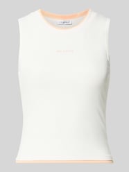 Tanktop mit Label-Stitching Modell 'Amea' von OH APRIL - 2