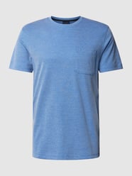 T-Shirt mit aufgesetzter Brusttasche von Christian Berg Men Blau - 19