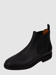 Chelsea-boots van leer  van Berwick Zwart - 41
