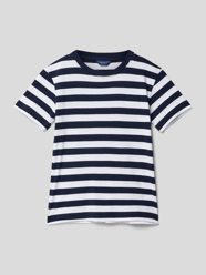 T-Shirt mit Streifenmuster von Gant Blau / Türkis - 20