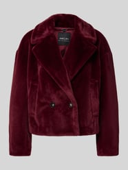 Jacke aus Kunstfell mit Reverskragen von Marc Cain Bordeaux - 16