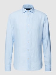 Regular fit vrijetijdsoverhemd met haaikraag, model 'marc' van Matinique Blauw - 17