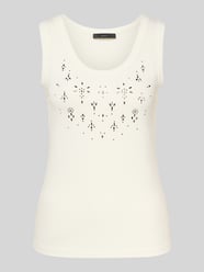 Tanktop met siersteentjes van Oui - 32