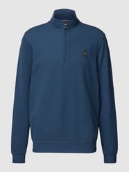 Sweatshirt mit Troyer-Kragen von Lerros Blau - 43