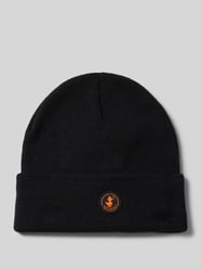 Beanie mit Label-Patch Modell 'LOU' von SAVE THE DUCK Schwarz - 41