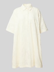 Mini-jurk met broderie anglaise van Jake*s Collection - 42