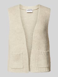 Cardigan mit Eingrifftaschen von Jake*s Casual Grau - 8