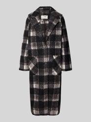 Płaszcz z kołnierzem z połami i nakładanymi kieszeniami od Milano Italy - 48