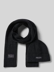 Muts en sjaal in een set van scheerwolmix van Marc O'Polo - 17