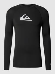 Shirt met lange mouwen en labeldetails van Quiksilver Grijs / zwart - 8
