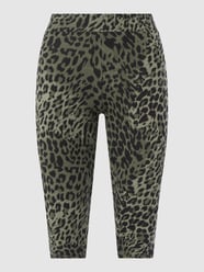PLUS SIZE legging met korte pijpen, model 'Cartime Life' van ONLY CARMAKOMA Groen - 22