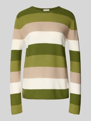 Regular Fit Strickpullover aus Baumwoll-Viskose-Mix von Tom Tailor - 32