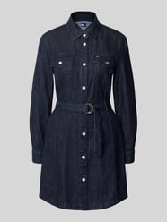 Sukienka jeansowa mini z czystej bawełny od Tommy Jeans - 25
