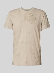 T-Shirt mit Label-Stitching von G-Star Raw Beige - 9