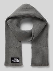 Sjaal in tricotlook met logopatch van The North Face - 1