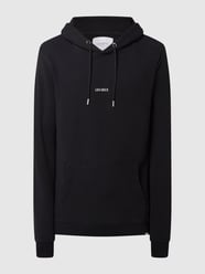 Hoodie aus Baumwolle Modell 'Lens' von Les Deux Grau / Schwarz - 18